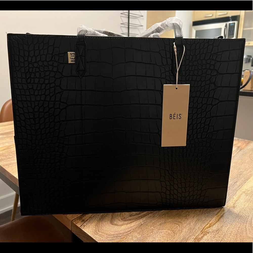 Black work bag // BEIS *brand new with tags!!*